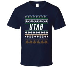 Utah Basketball Team Ugly Christmas Sweater Holiday Sports Fan Gift T 