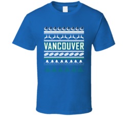 Vancouver Hockey Ugly Christmas Sweater Holiday Sports Fan Gift T Shir