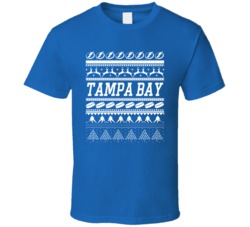Tampa Bay Hockey Ugly Christmas Sweater Holiday Sports Fan Gift T Shir