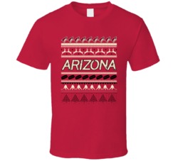 Arizona Hockey Ugly Christmas Sweater Holiday Sports Fan Gift T Shirt