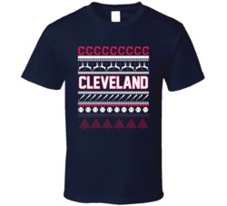 Cleveland Baseball Ugly Christmas Sweater Holiday Sports Fan Gift T Sh