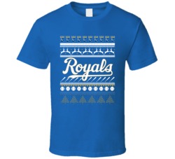 KC Kansas City Baseball Ugly Christmas Sweater Holiday Sports Fan Gift