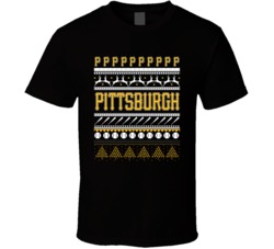 Pittsburgh Baseball Ugly Christmas Sweater Holiday Sports Fan Gift T S