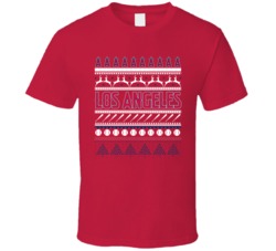 Los Angeles Anaheim Baseball Ugly Christmas Sweater Holiday Sports Fan