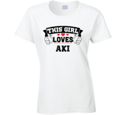This Girl Loves Aki Sexiest Women Fan T Shirt