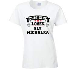 This Girl Loves Aly Michalka Sexiest Women Fan T Shirt
