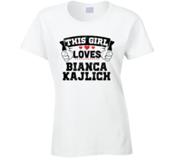 This Girl Loves Bianca Kajlich Sexiest Women Fan T Shirt