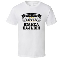 This Guy Loves Bianca Kajlich Sexiest Women Fan T Shirt