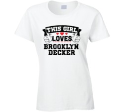 This Girl Loves Brooklyn Decker Sexiest Women Fan T Shirt