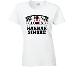 This Girl Loves Hannah Simone Sexiest Women Fan T Shirt