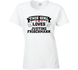 This Girl Loves Justine Frischmann Sexiest Women Fan T Shirt