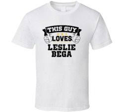 This Guy Loves Leslie Bega Sexiest Women Fan T Shirt