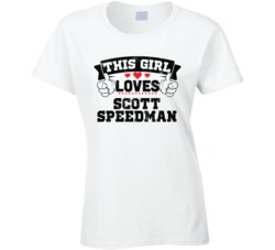 This Girl Loves Scott Speedman Funny Fan T Shirt