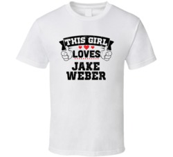 This Girl Loves Jake Weber Funny Fan T Shirt