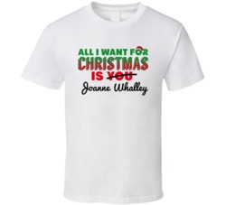 All I Want For Christmas Is Joanne Whalley Sexy Women Celebrity Fan T 