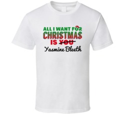 All I Want For Christmas Is Yasmine Bleeth Sexy Women Celebrity Fan T 