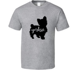 Yorkie Dog Breed Pet Animal Lover Cute Gift T Shirt