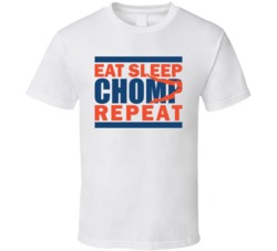 Eat Sleep Chomp Repeat Univeristy Of Florida Basketball T Shirt