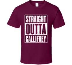 Straight Outta Gallifrey Doctor Who T Shirt