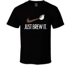 Just Brew It Funny Coffee Lover Barista T Shirt