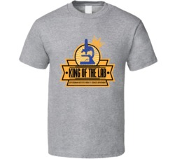 King Of The Lab Bones Worn Look T Shirt