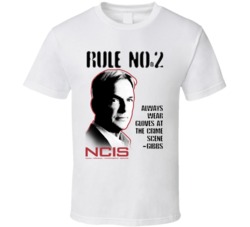 Leroy Jethro Gibbs NCIS Rule 2 Always Wear Gloves T Shirt
