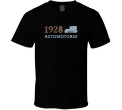 1928 Automotores Automobile Car Parts Cool Brand Logo T Shirt