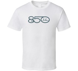 850 TC Emblem Automobile Car Parts Cool Brand Logo T Shirt