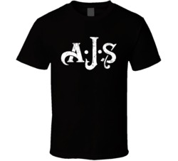 AJS Automobile Car Parts Cool Brand Logo T Shirt
