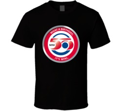 50th Anniversary Mini Cooper Automobile Car Parts Cool Brand Logo T Sh
