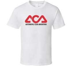 ACA Automovil Club Argentino Automobile Car Parts Cool Brand Logo T Sh