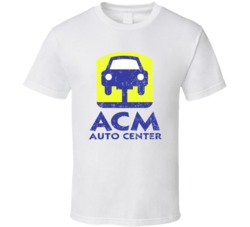 ACM Auto Center Automobile Car Parts Cool Brand Logo T Shirt