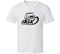 AGK Automobile Car Auto Motor Parts Cool Brand Logo Emblem T Shirt