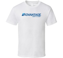 Advantage Rent A Car Automobile Car Parts Cool Brand Logo Emblem T Shi