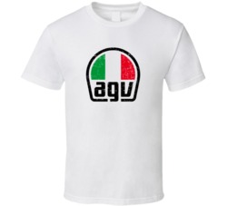 AGV Automobile Car Auto Motor Parts Cool Brand Logo Emblem T Shirt