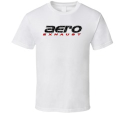Aero Exhaust Automobile Motorcycle Parts Cool Brand Logo Emblem T Shir