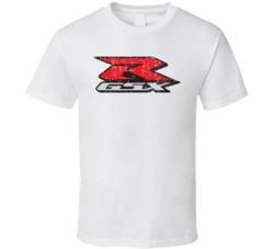 Suzuki GSX R Emblem Automobile Car Parts Cool Brand Logo T Shirt