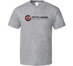 Fifth Gear Automotive Automobile Car Parts Cool Brand Logo T Shirt