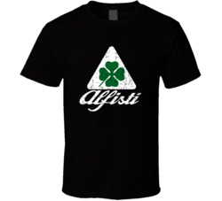 Alfisti Automobile Car Auto Motor Parts Cool Brand Logo Emblem T Shirt
