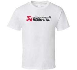 Akrapovic Automobile Car Auto Motor Parts Cool Brand Logo Emblem T Shi