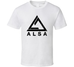 Alsa Corp Automobile Car Auto Motor Parts Cool Brand Logo Emblem T Shi