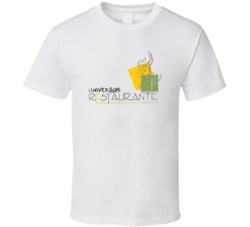 Universum Restaurante Logo Popular Gourmet Italian Food Fan Gift T Shi