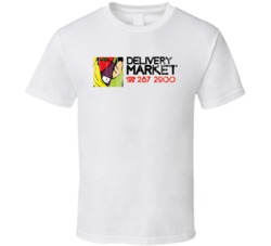 Delivery Market Logo Popular Food Delivery Service Fan Gift T Shirt