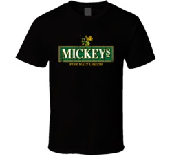 Mickeys Logo Popular Alcohol Liquor Malt Drink Fan Gift T Shirt