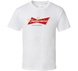 Budweiser Logo Popular Beer Liquor Alcohol Drink Fan Gift T Shirt