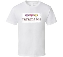 Caramelos Logo Popular Candy Shop Sweets Food Fan Gift T Shirt