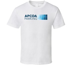 Apcoa Parking Automobile Car Parts Cool Distressed Style Brand Logo Em