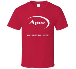 APEC Brakes Automobile Car Parts Cool Distressed Style Brand Logo Embl
