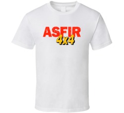 Asfir 4x4 Automobile Car Parts Cool Distressed Style Brand Logo Emblem