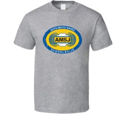 AMSJ Automobile Car Parts Cool Distressed Style Brand Logo Emblem T Sh